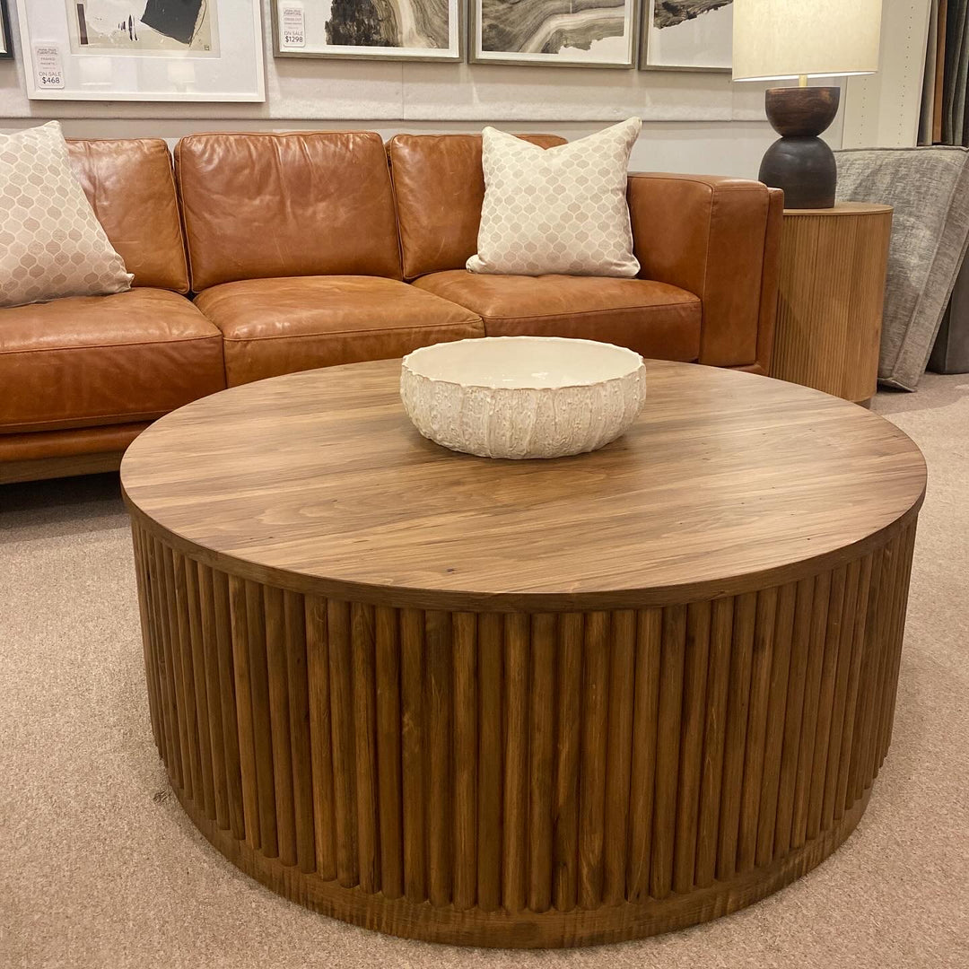 Fluted Drum Coffee Table