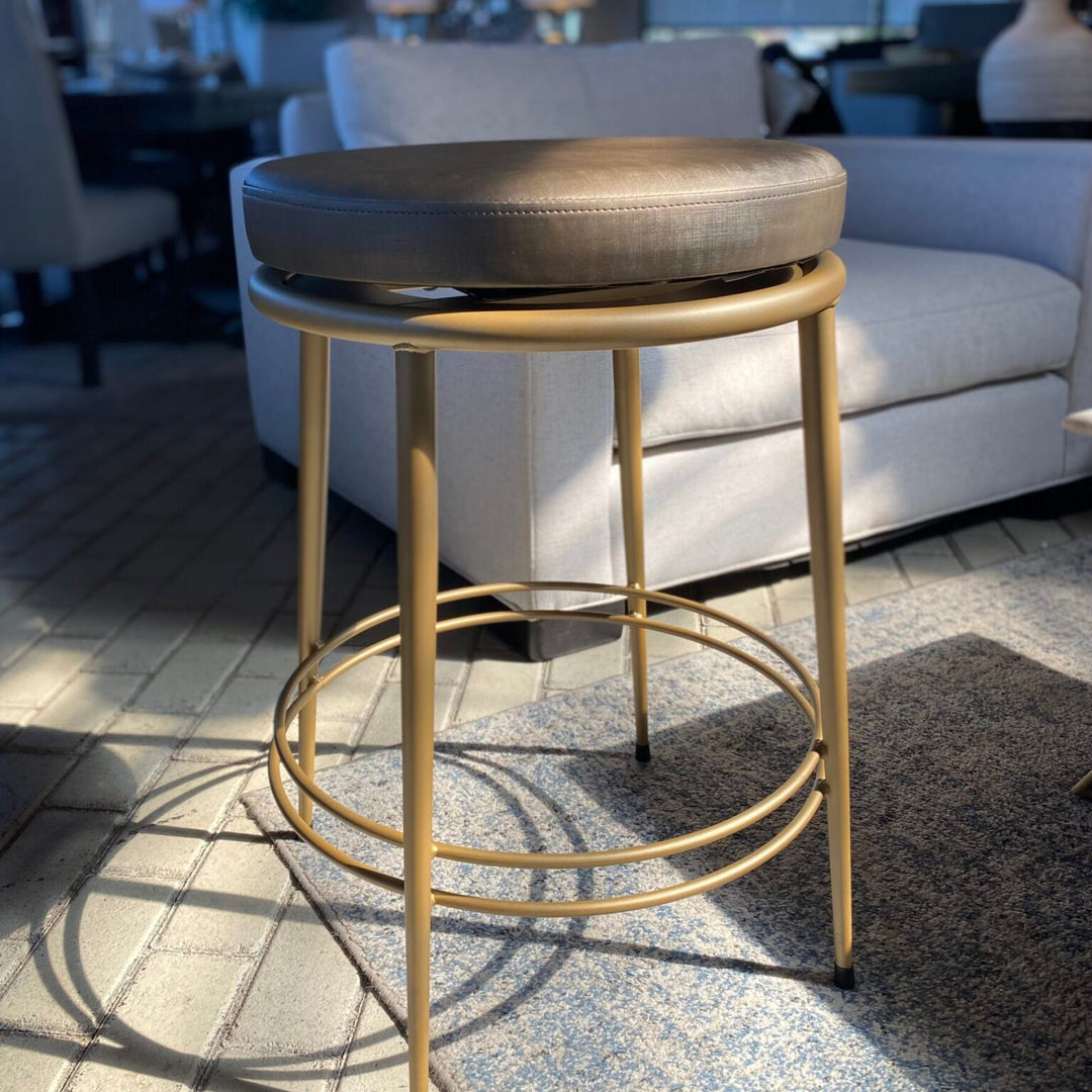 Compass Backless Swivel Stool