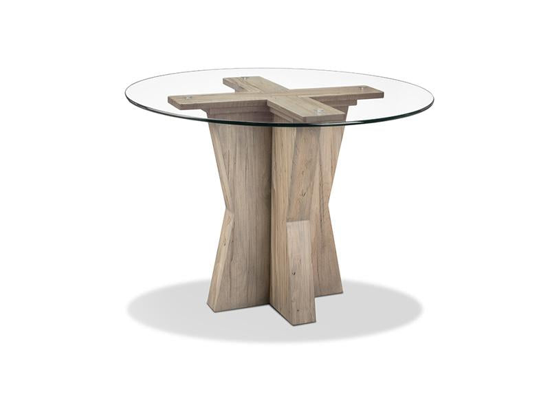 Jasper Round Glass Top Dining Table