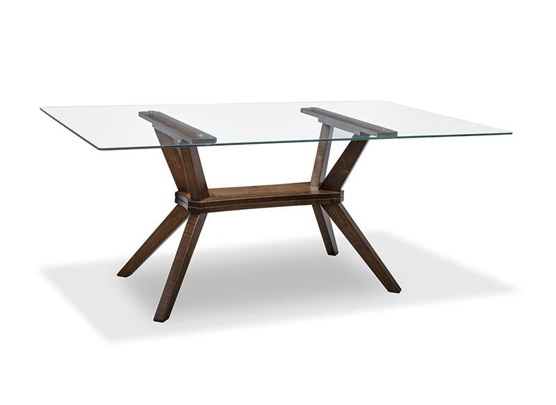 Tribeca Glass Top Dining Table