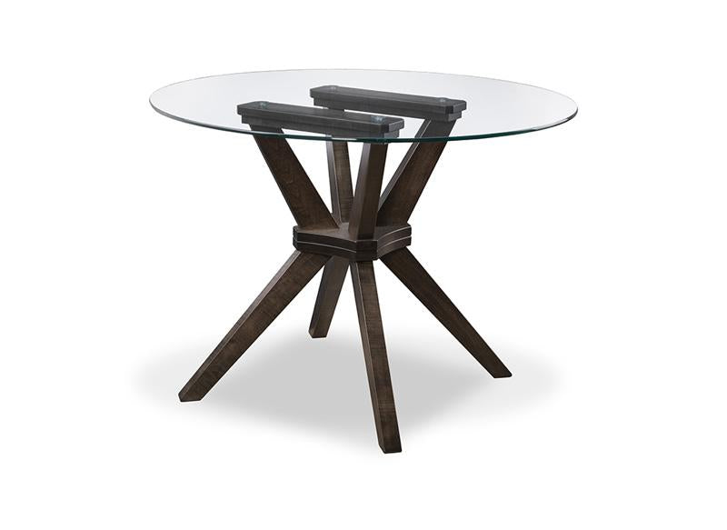 Tribeca Round Glass Top Dining Table