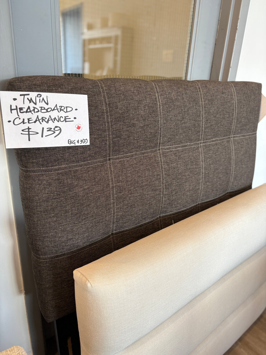 CLEARANCE Single-Twin Headboard