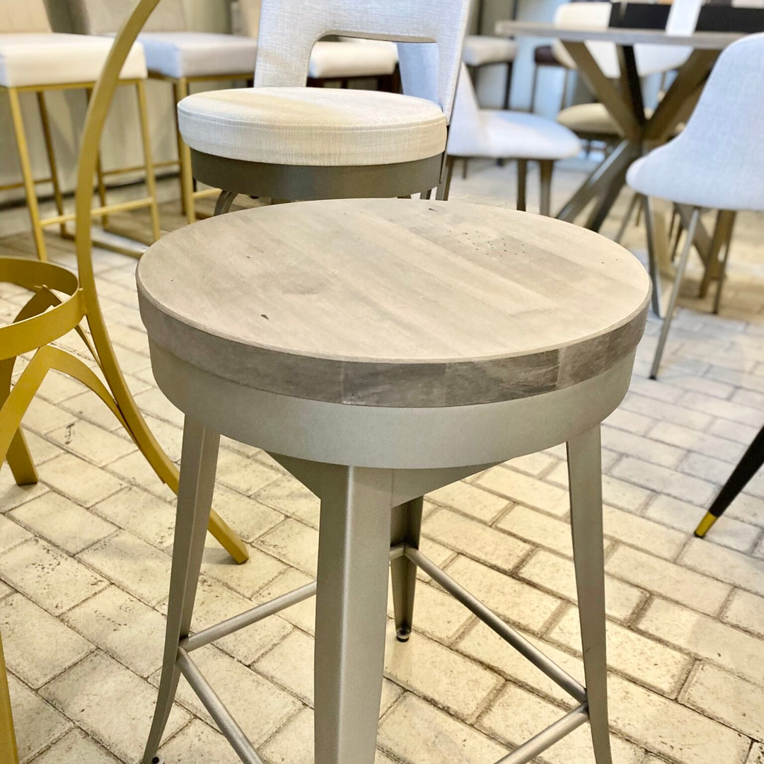 Grayson Backless Swivel Stool