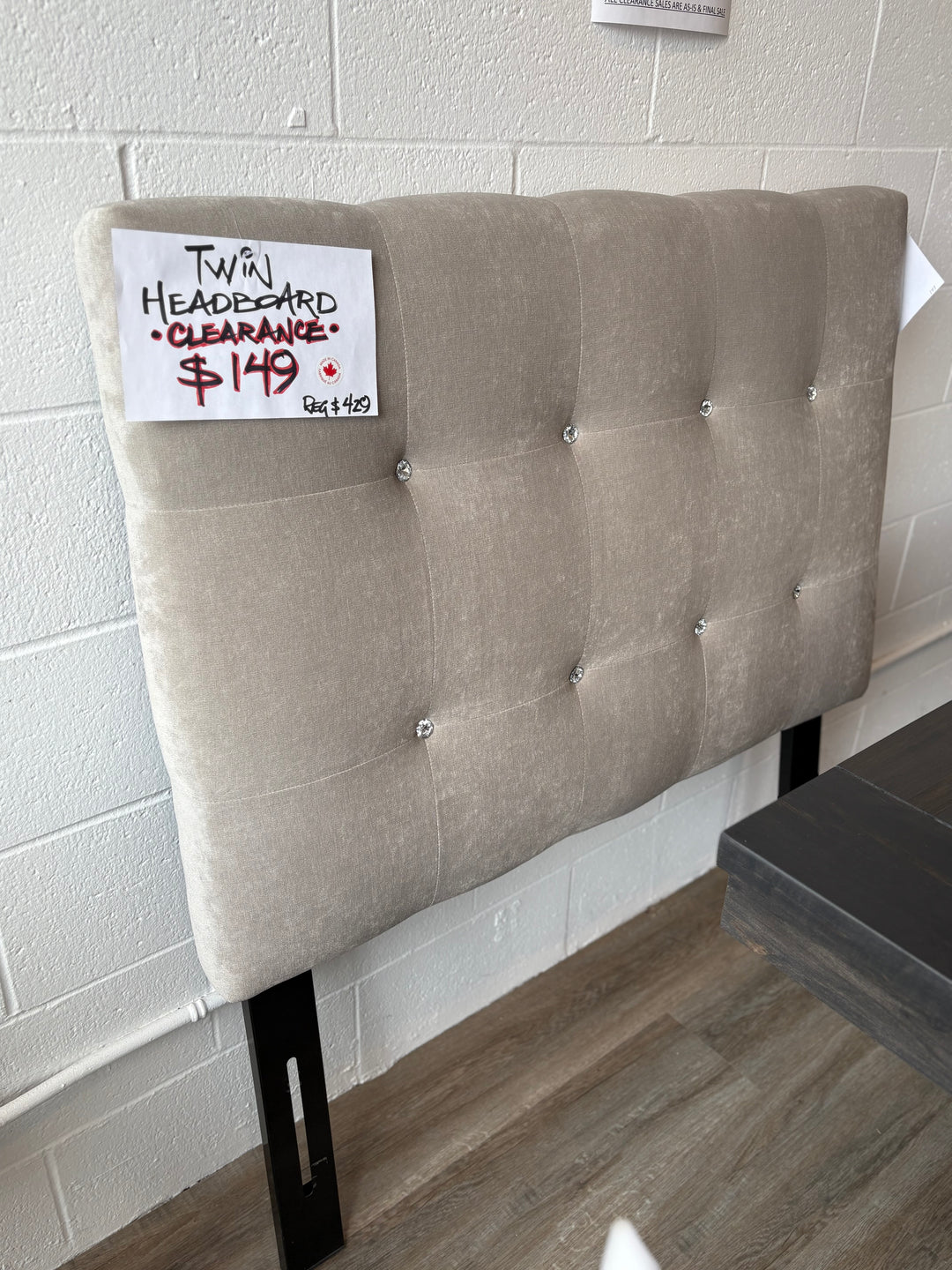 CLEARANCE Twin Fabric Headboards