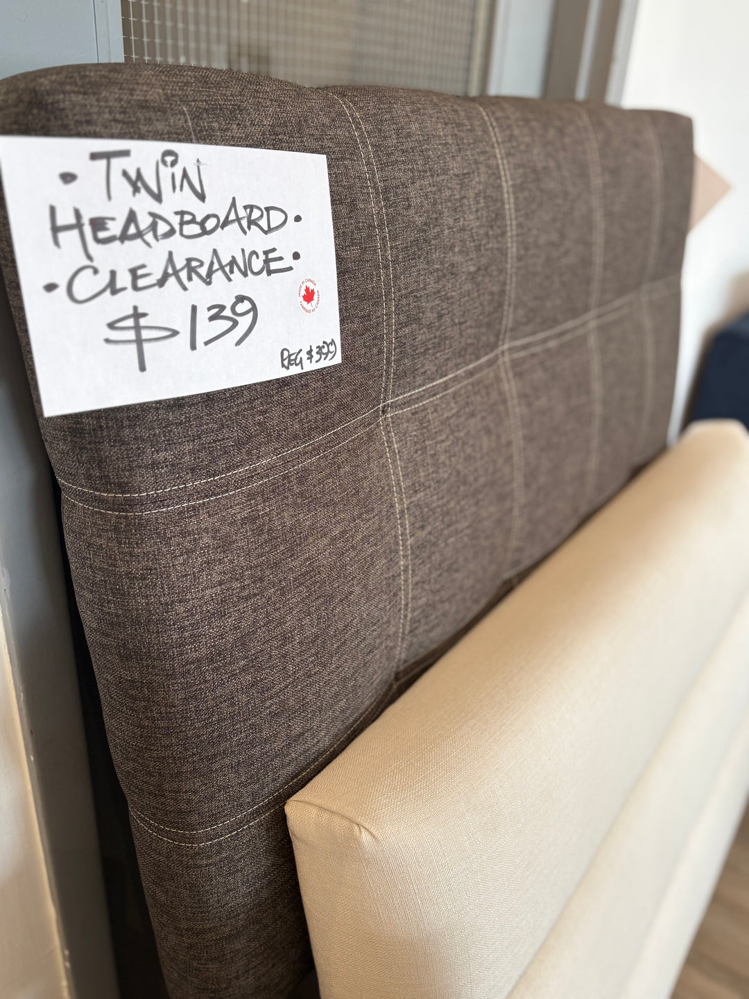CLEARANCE Twin Fabric Headboards